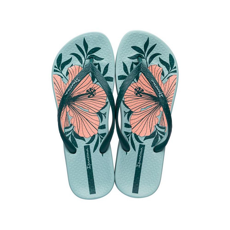 Tong Ipanema Ana Hibiscus Vert | STH-6469820