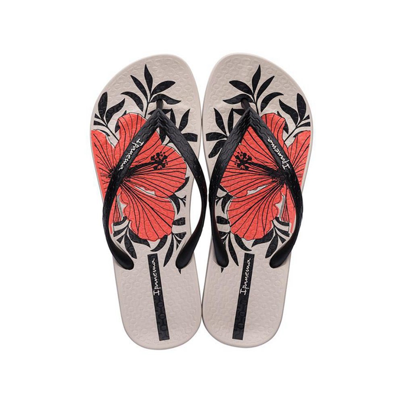 Tong Ipanema Ana Hibiscus Beige | HQE-1244918