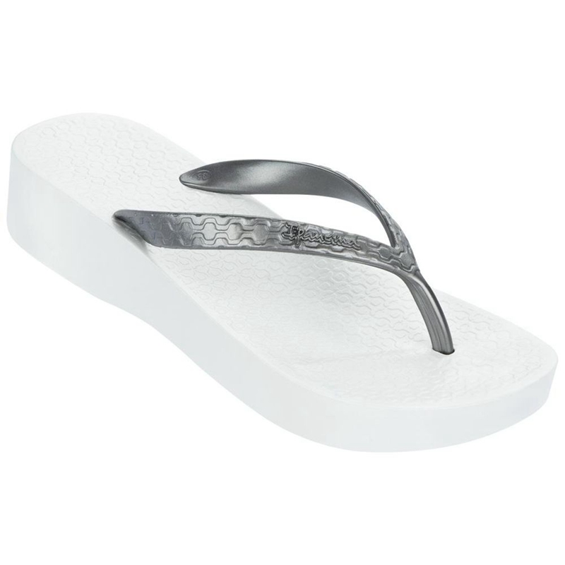 Tong Ipanema Brasil Tropical Plat Blanche | QVC-9460538