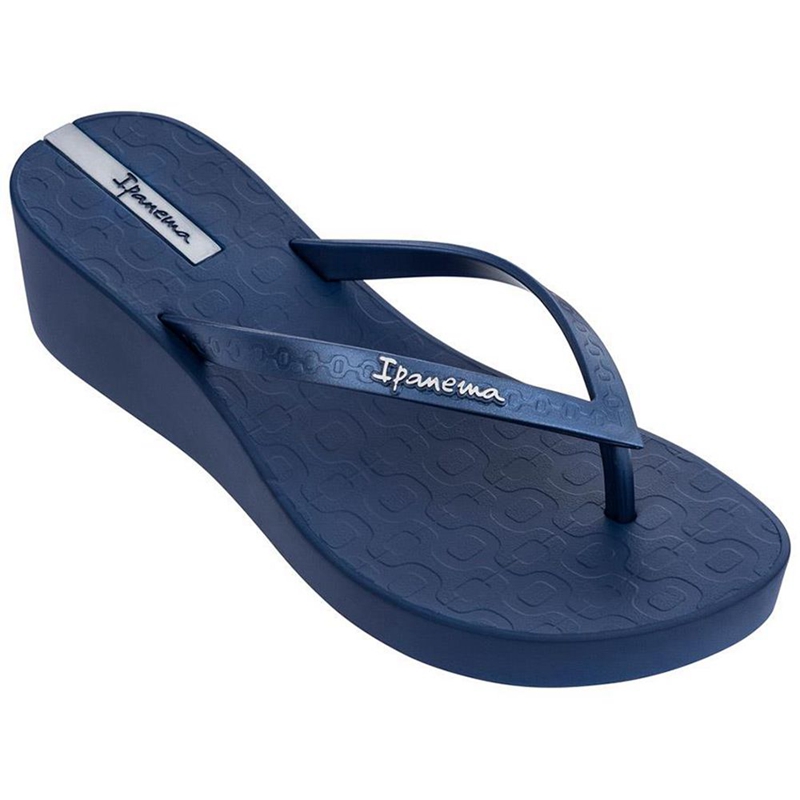 Tong Ipanema Daisy Wedge Bleu | NVZ-5815707