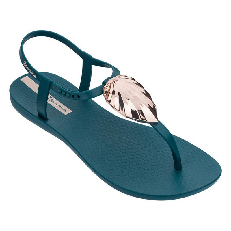 Sandales Ipanema Leaf Bleu | IEY-5919471